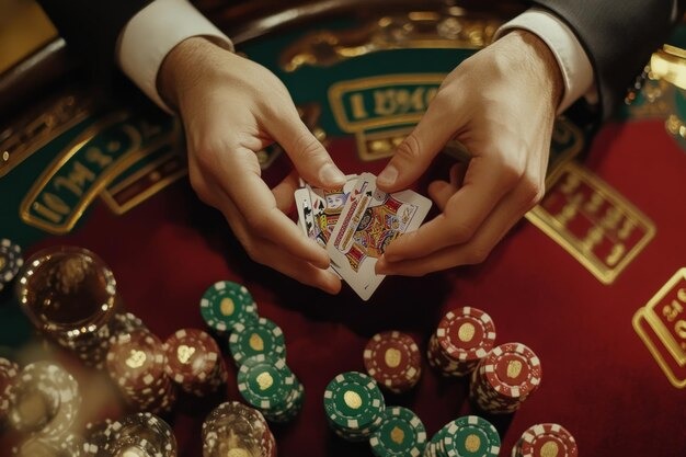 Live dealer baccarat gameplay